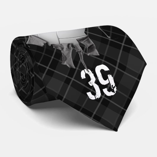 破れたバレーボールパーソナライズされたネックタイ ネクタイ (ロール)