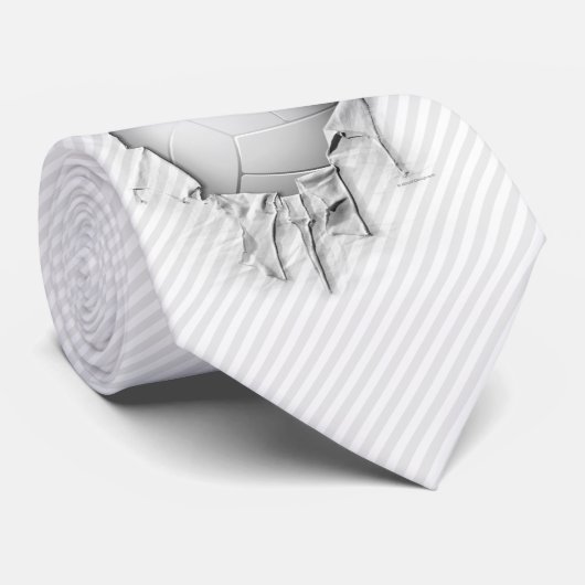 破れたバレーボール ネクタイ (ロール)