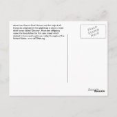 破れたフラッグクリーム葉書 ポストカード (裏面)