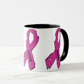 破れたリボン/バッカス…乳がん マグカップ (正面右)