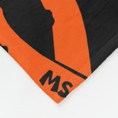 破れたリボン/バッジ…MS フリースブランケット (角)