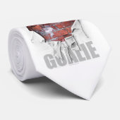 破れたレンガの壁のゴアリー（サッカー）ネクタイ ネクタイ (ロール)