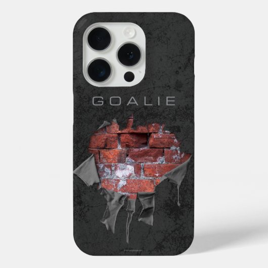 破れたレンガの壁ゴアリー(サッカー)ケースメイトiPhone C Case-Mate iPhoneケース (裏面)