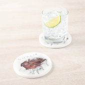 破れたレンガの壁ゴアリー（サッカー） コースター (側面)