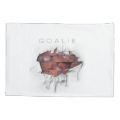 破れたレンガの壁ゴアリー(サッカー) 枕カバー (裏面)