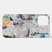 破れたレンガの柱を持つ露出した風化した通りの壁 Case-Mate iPhoneケース (裏面 (横))