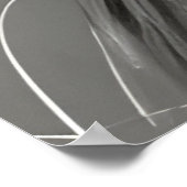 破れた女性はがき ポスター (角)