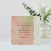 破れた紙の誓いの更新 招待状 (スタンド正面)