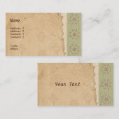 破れた紙名刺 名刺 (正面/裏面)