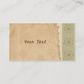 破れた紙名刺 名刺 (裏面)