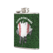 破れた野球スキットル フラスク (左)