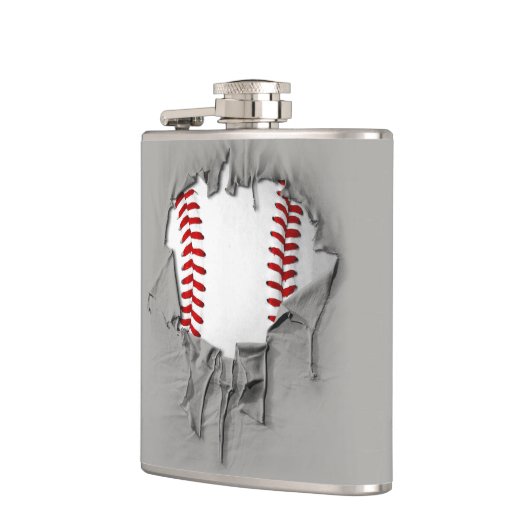 破れた野球 フラスク (左)