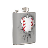 破れた野球 フラスク (右)