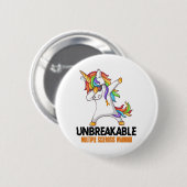 破れない多発性硬化症戦士 缶バッジ (正面&裏面)