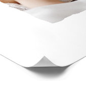 破モダン数々の写真パーソナライズされた脚本 ポスター (角)