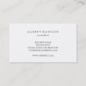 破モダン裂パターンのベージュ 名刺 (裏面)