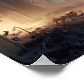 破壊された都市 ポスター (角)