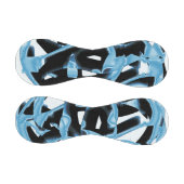 破壊された青と黒のスクラップまたはテープ 野球ボール (パネル)