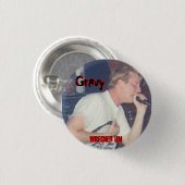 破壊された「Umグレービーボタン 缶バッジ (正面&裏面)