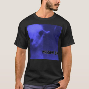 破壊された「Um青いラマの世界旅行の1995年のワイシャツ Tシャツ