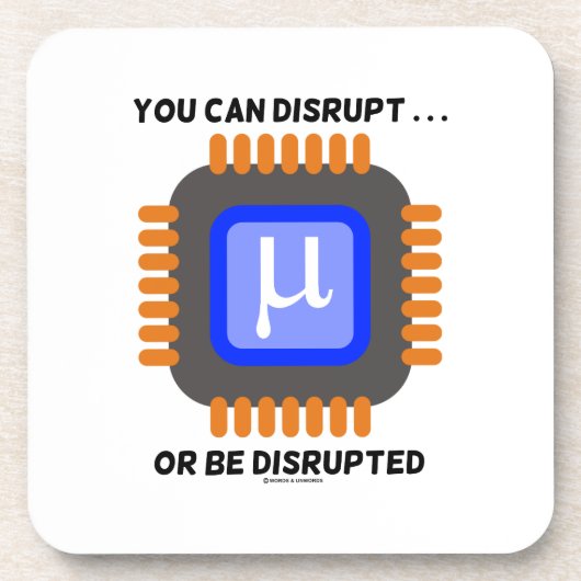 …破壊するか、または破壊されたマイクロプロセッサである場合もあります コースター (正面)