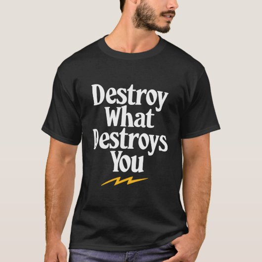 破壊するもの Tシャツ (正面)