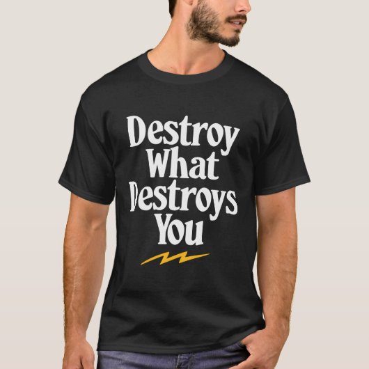 破壊するもの Tシャツ (正面)