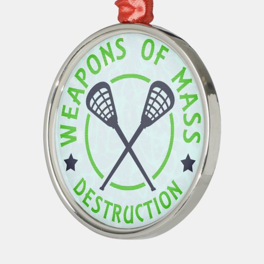 破壊のラクロスの武器 メタルオーナメント (左)