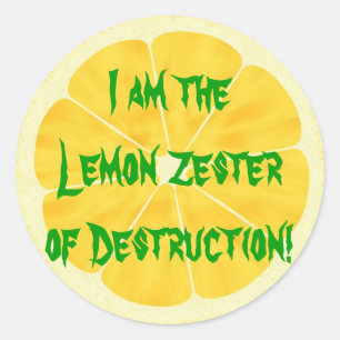 破壊のレモンZester! ラウンドシール