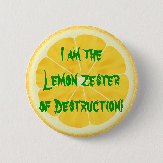 破壊のレモンZester! 缶バッジ (正面)