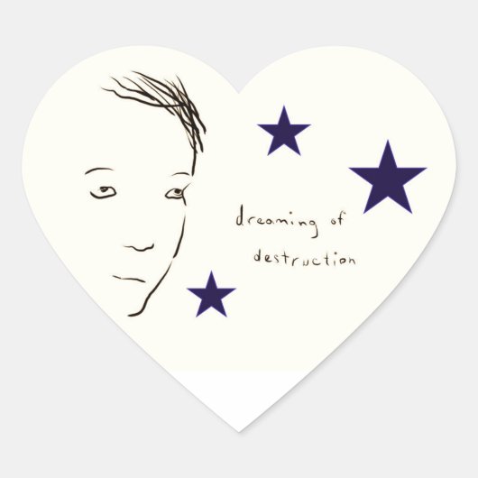 破壊の夢 ハートシール (正面)