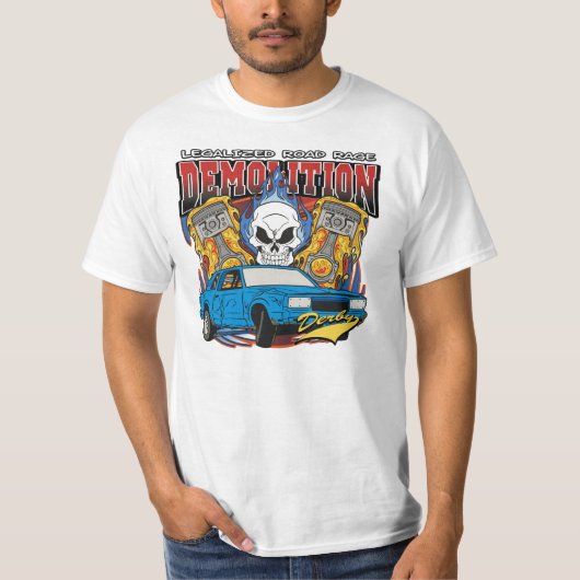 破壊ダービー Tシャツ (正面)