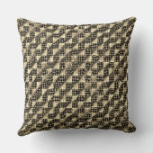 破壊モザイクにさらされた湾曲チェスの正方形 クッション (裏面)