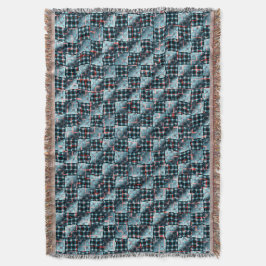 破壊モザイクにさらされた湾曲チェスの正方形 スローブランケット