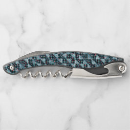 破壊モザイクにさらされた湾曲チェスの正方形 ソムリエナイフ