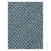 破壊モザイクにさらされた湾曲チェスの正方形 テーブルクロス (正面)