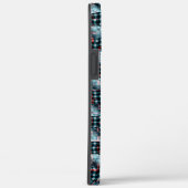 破壊モザイクにさらされた湾曲チェスの正方形 Case-Mate iPhoneケース (裏面 / 右)