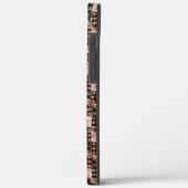 破壊モザイクにさらされた赤いチェスの正方形 Case-Mate iPhoneケース (裏面 / 左)