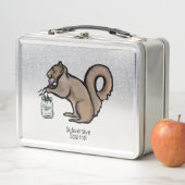 破壊型リス金属弁当箱 メタルランチボックス (インサイチュ)