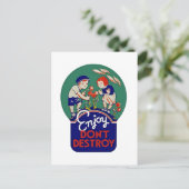 破壊楽しむしない ポストカード (スタンド正面)