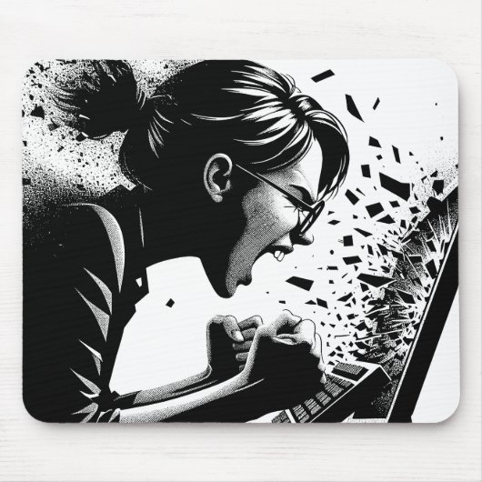 破壊符号 マウスパッド (正面)