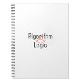 破壊者を立方体にする立方体のアルゴリズムの論理の速度 ノートブック (正面)