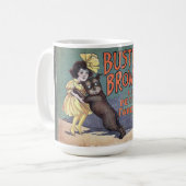 破壊者ブラウン コーヒーマグカップ (正面左)