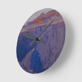 破壊者、c.1911-13 (キャンバスの油) ラウンド壁時計 (傾斜)