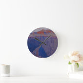 破壊者、c.1911-13 (キャンバスの油) ラウンド壁時計 (ホーム)