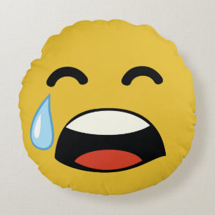 破壊- emojiで叫ぶ枕 ラウンドクッション