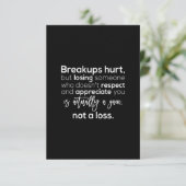 破局は痛いが、応答しない人を失う サンキューカード (スタンド正面)