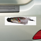 破損のバンパーステッカーの道 バンパーステッカー (車上)