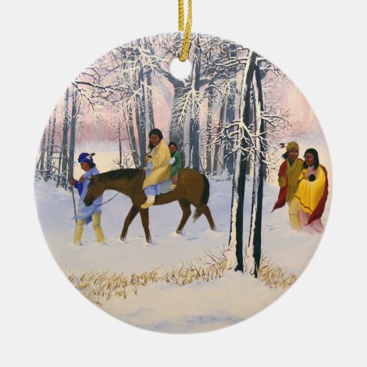 破損のファインアートのオーナメントの道 セラミックオーナメント (正面)