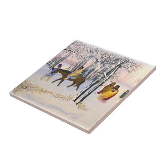 破損のファインアートのセラミックタイルの道 タイル (側面)